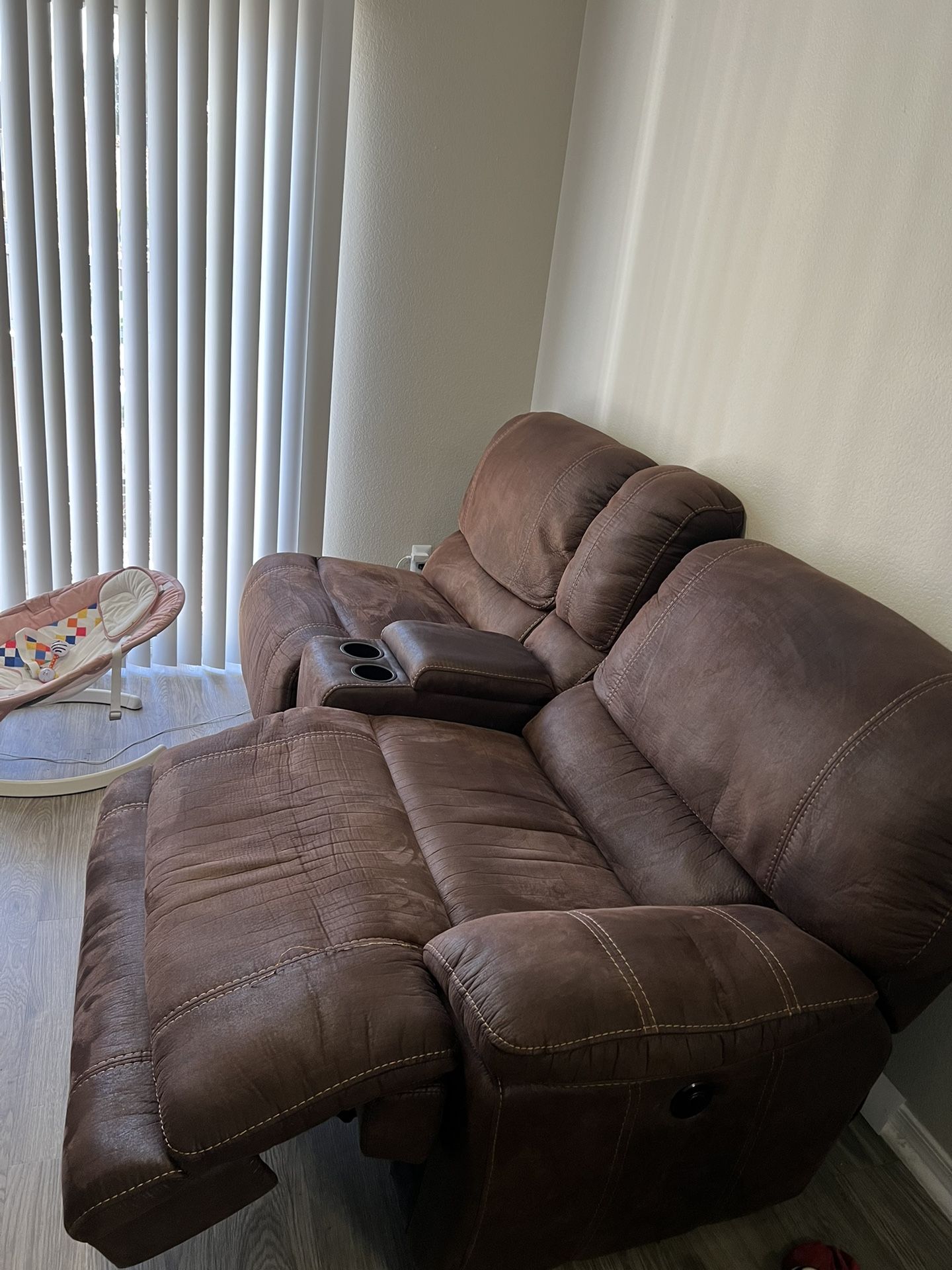 Brown Recliner Chair/Couch