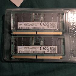 32GB (2x16GB) Samsung DDR5-5600 Laptop RAM - New Pulls