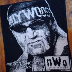 WCW nWo Hollywood Hulk Hogan nWo blanket original vintage. Pre Owned See Photos 