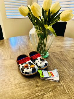 Crocs Toy Story Woody Clogs with Tags