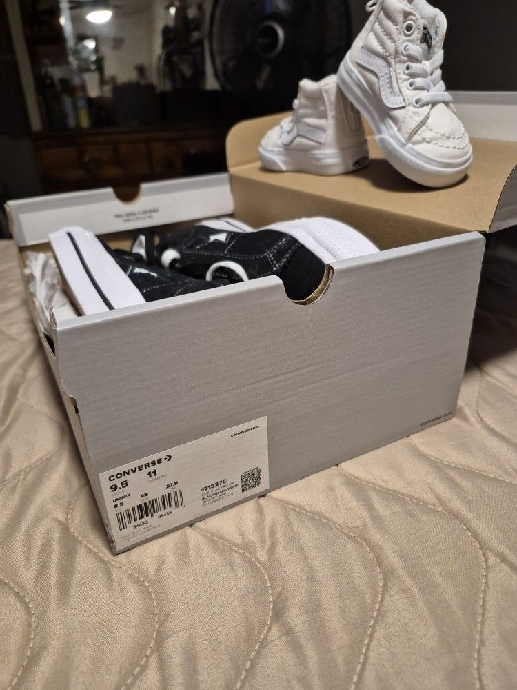 Brand New Converse+3.0 ToddlerVans, $35 For Both.