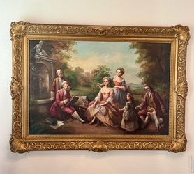 GORGEOUS VINTAGE ORIGINAL OIL PAINTING