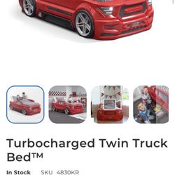 Twin Size Truck Bed Like New !! Comes With Pillow Top Matters 