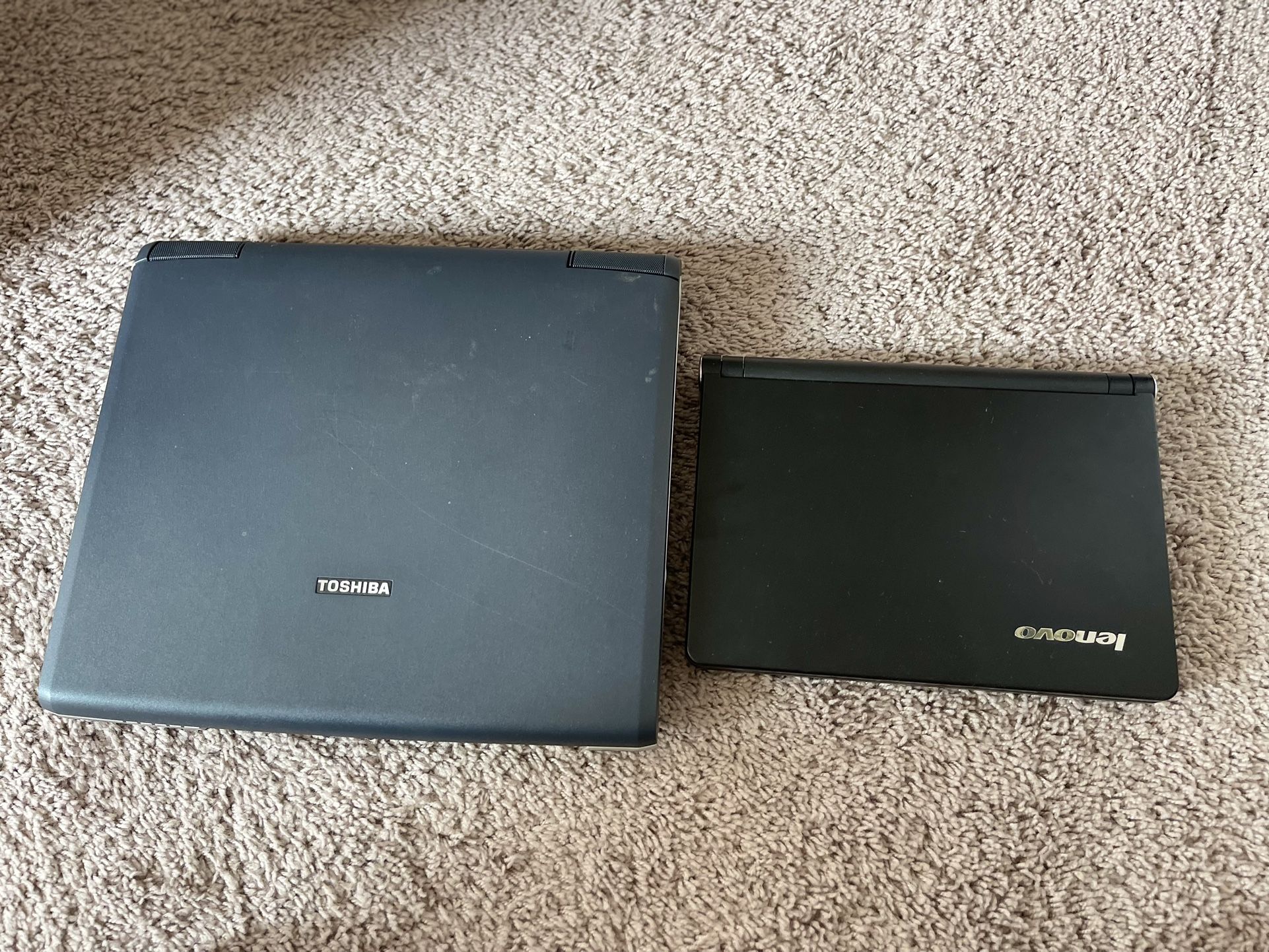 Toshiba Laptop & Lenovo Laptop $30