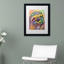 Sloth By Dean Russo Glass Framed 18x16