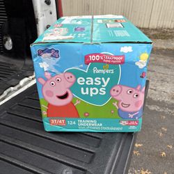 Pampers Easy Ups 3T/4T Training Pants 124ct Peppa 