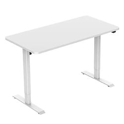 White Electric Standing Desk