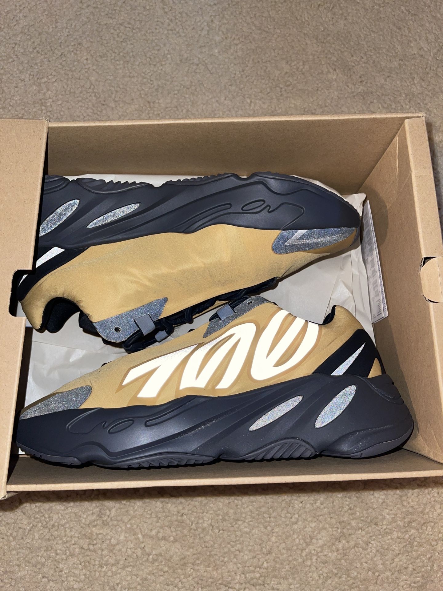 Adidas Yeezy Boost 700 MNVN “Honey Flux” Size 9