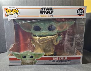 Funko Pop Star Wars Mandalorian The Child Baby Yoda 10 inch #369 Figure