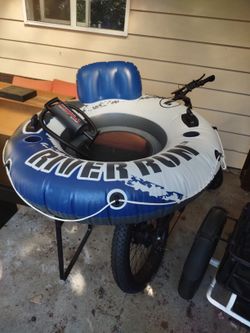 River Run Floatie With A Pump