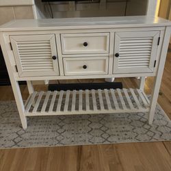 White Console Table 