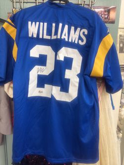 Williams #23 Signed Football Jersey