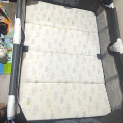 Baby Playpen And Crib With Changing Table Attachment 