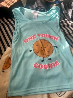 Overslept One Tough Cookie Ribbed Tank Top