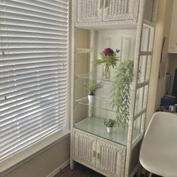 Wicker Shelf  81” H X 30”