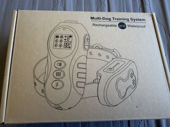 Dog Training System - Rechargeable and Against Water