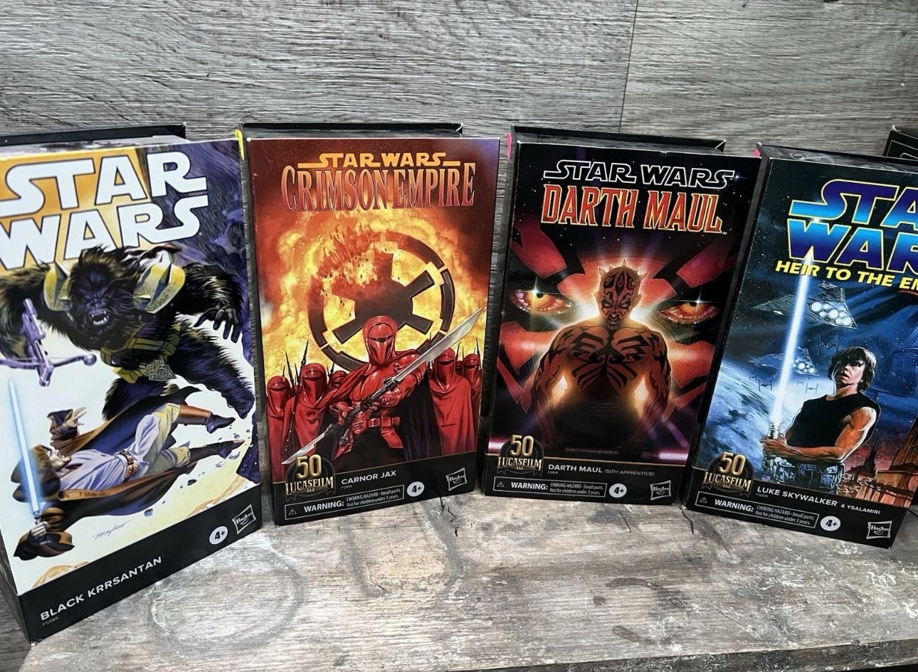 Star Wars Black Series 50th Anniversary Comic Series