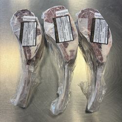 Beef rib Tomahawk steaks