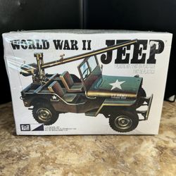 MPC World War II US Army Jeep Plastic Model Kit SEALED!