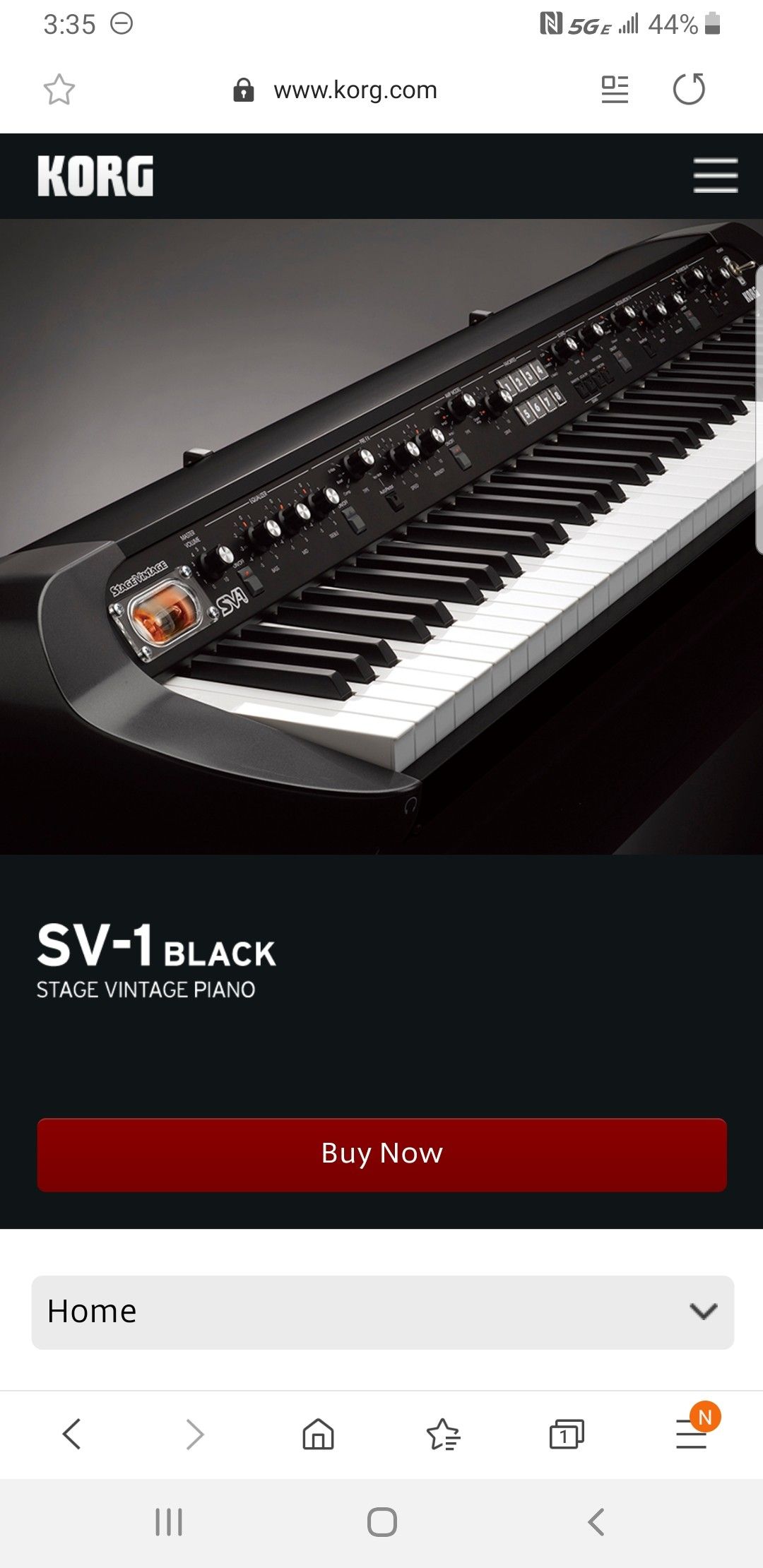 Korg SV1 Vintage Stage Piano 61-key