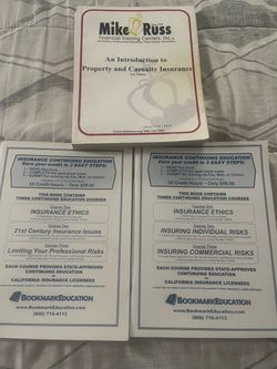 Insurance text books for free