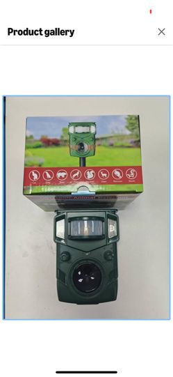 Solar Ultrasonic Animal Repellent Outdoor Deer, Squirrel, Cat,Raccoon, Dog for Yard, Garden, Farm