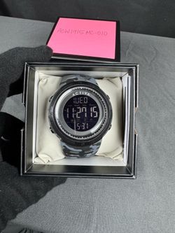Activa X Invicta Digital Essentials Unisex Watch, 50mm, Blue, Camouflage (ACW1915MC-010)