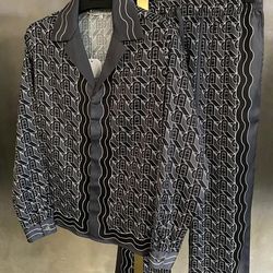 Casablanca Silk Fabric Cashmere Set New Season Any Colors