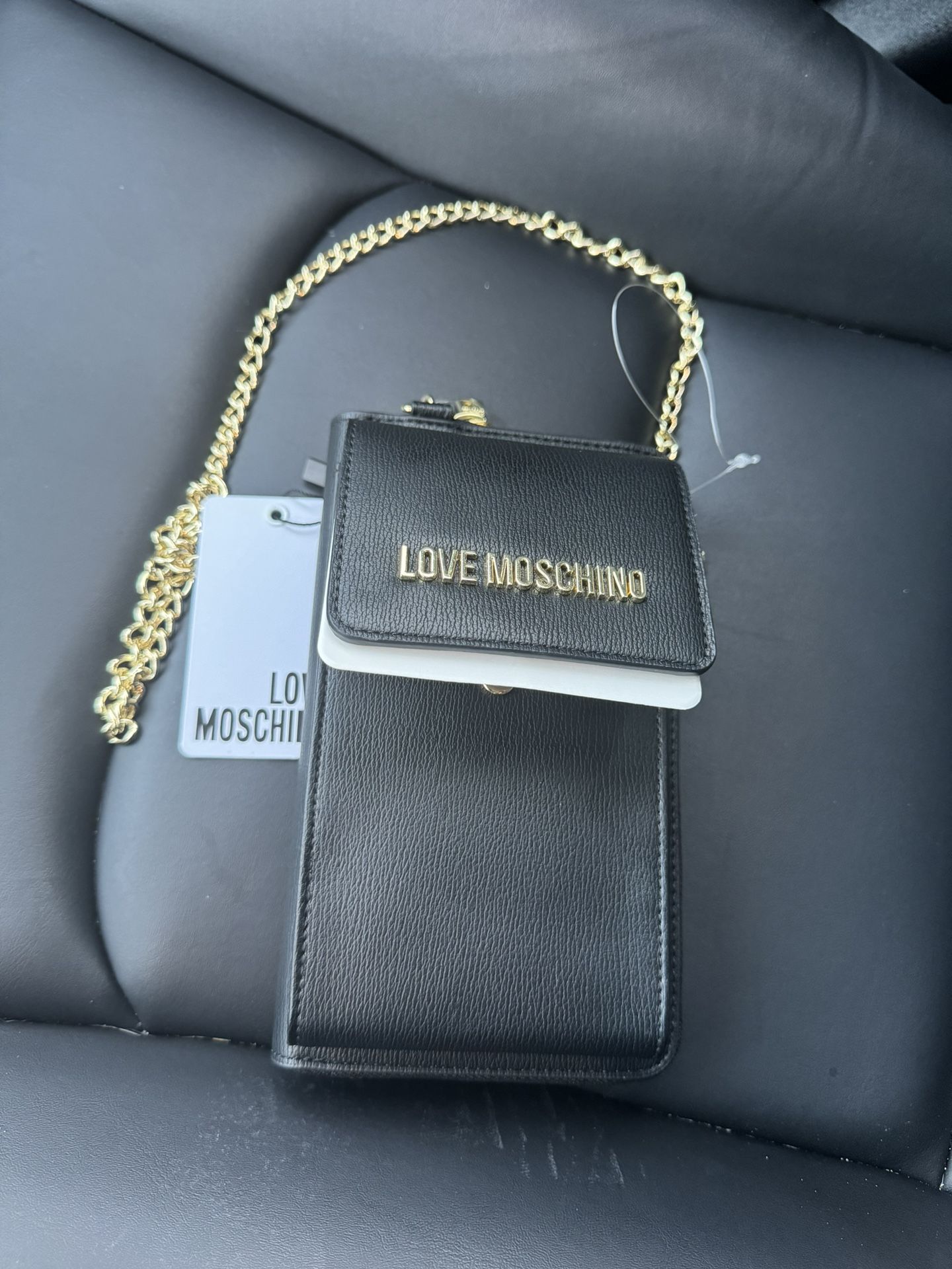 Love Moschino phone Wallet With Shoulder Strap