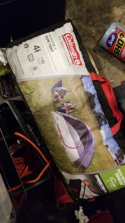 Coleman 4 person tent brand new