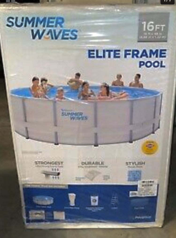 Pool 16ft 42 inch / Perfect for the heat !!!!!!!!!!!!!!!!!!!!!!!!
