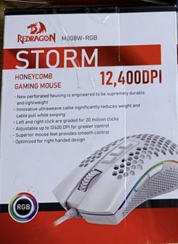 Redragon Storm Honeycomb RGB Gaming Wired Mouse