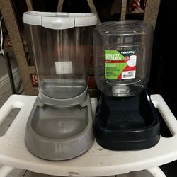 Pet Food And Water Dispenser 