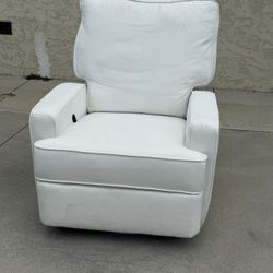 White Manual reclining Chair