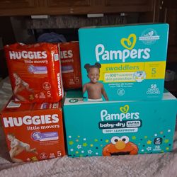 Diapers size 5