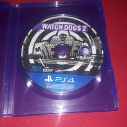 Watch Dogs 2 PS4 In Good Condition I'm Asking $15 Or Best Offer May Be Willing To Trade