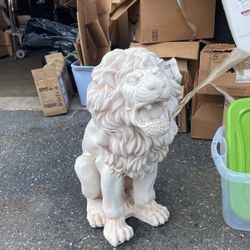 Lion Statue - Rummage Sale 