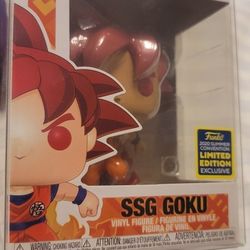 Funko pop goku red Dragon ball z #827