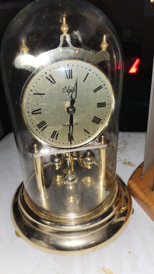 Antique Glass Clock