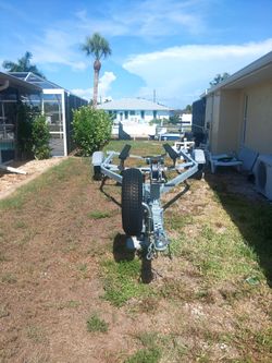 Karavan boat trailer