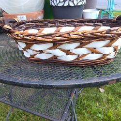 Decent Brown N White Basket
