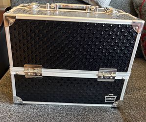 Black makeup case