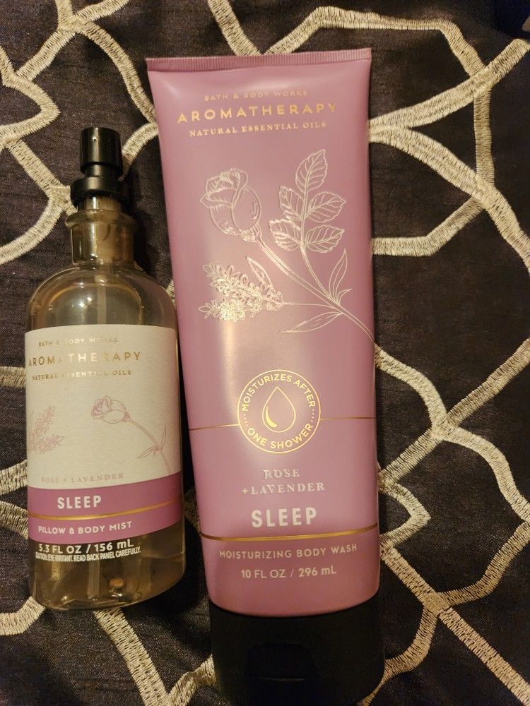 Aromatherapy- Sleep. (Rose + Lavender)