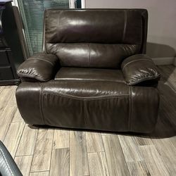 Large Leather Recliner