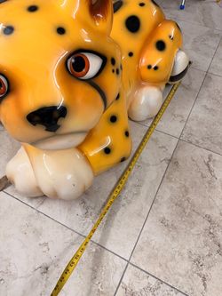 Giant Leopard Playground Sculpture – Kids Decor
