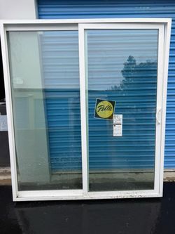 New Pella 150 Series 72-in x 80-in x 4-9/16-in Jamb White Vinyl Universal Patio Door with Low-E Glass