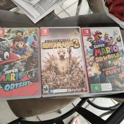 3 Mint Shape Switch Game Cases Only