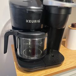Keurig Coffee Maker K-Duo Essentials Single Serve K-Cup Pod 12 Cup Carafe  Brewer