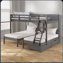 Triple Bunk Bed Take Home With $50 Down