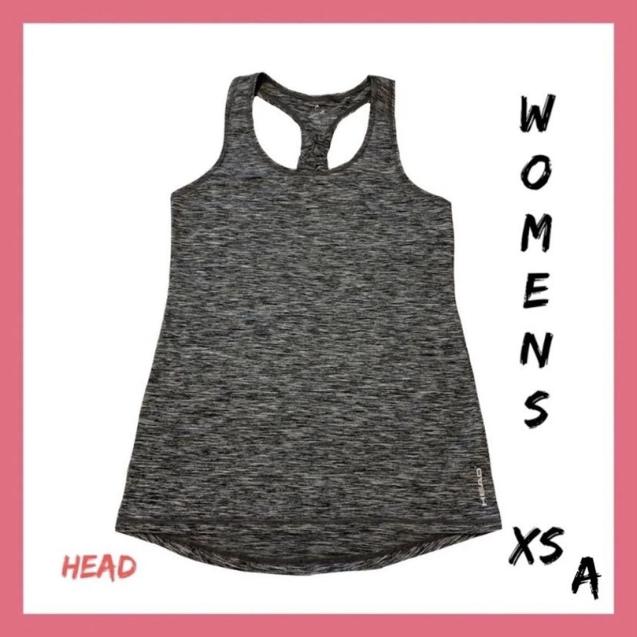 NWT Womens Head Gray Racerback Sz:XS